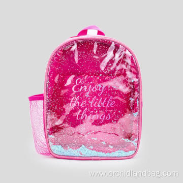 Transparent Sequins Kids Backpack